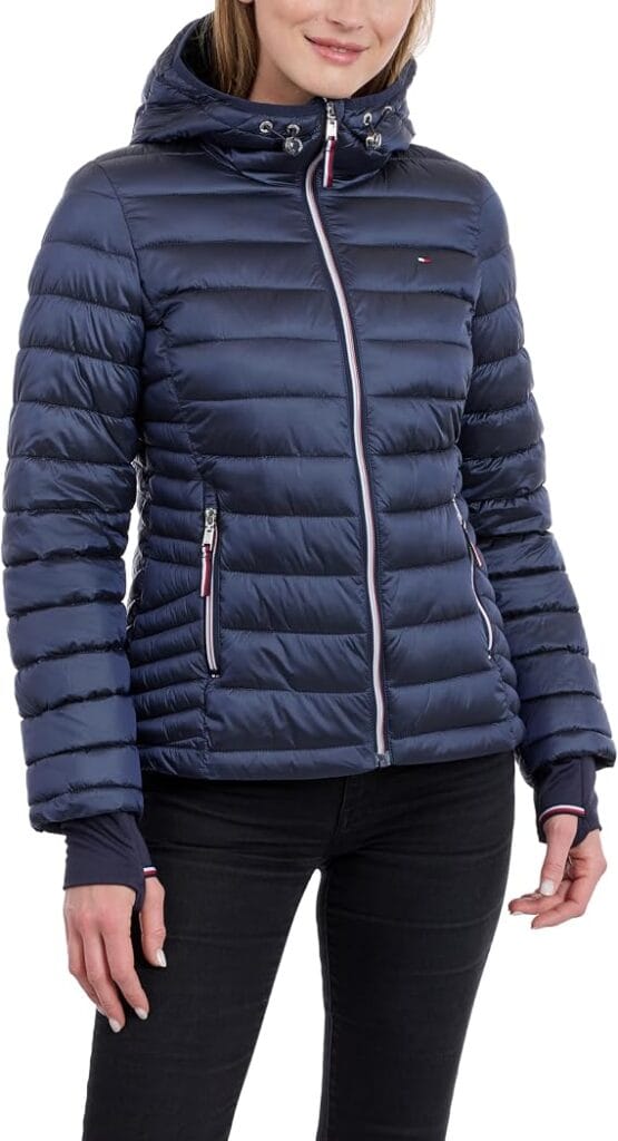 Tommy Hilfiger Lightweight Packable Puffer Jacket entre as melhores jaquetas puffer femininas