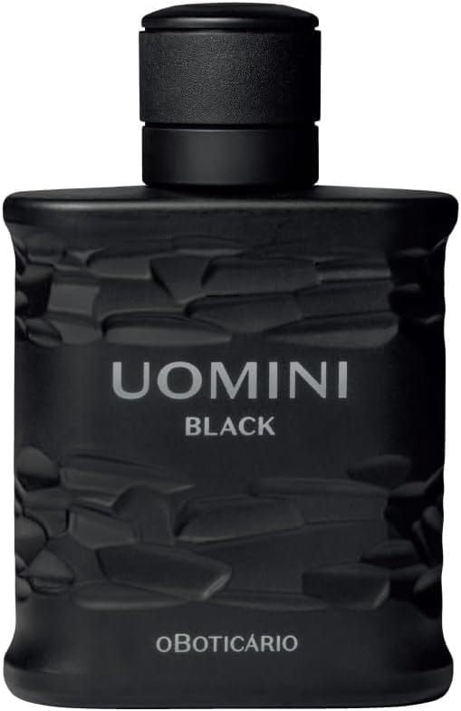 Uomini Black Desodorante Colônia 100 ml O Boticário em frasco preto masculino