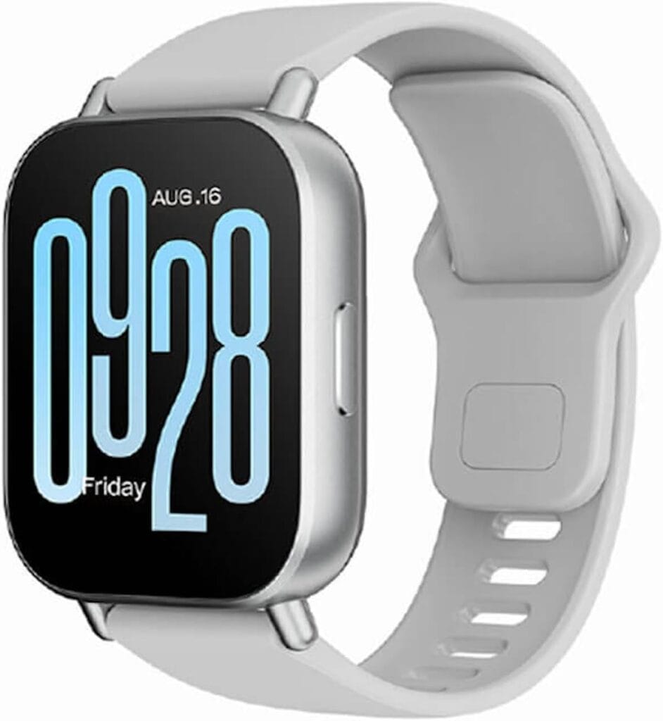 Smartwatch feminino Xiaomi Redmi Watch 5 Active branco com tela LCD de 2 polegadas e bateria de longa duração