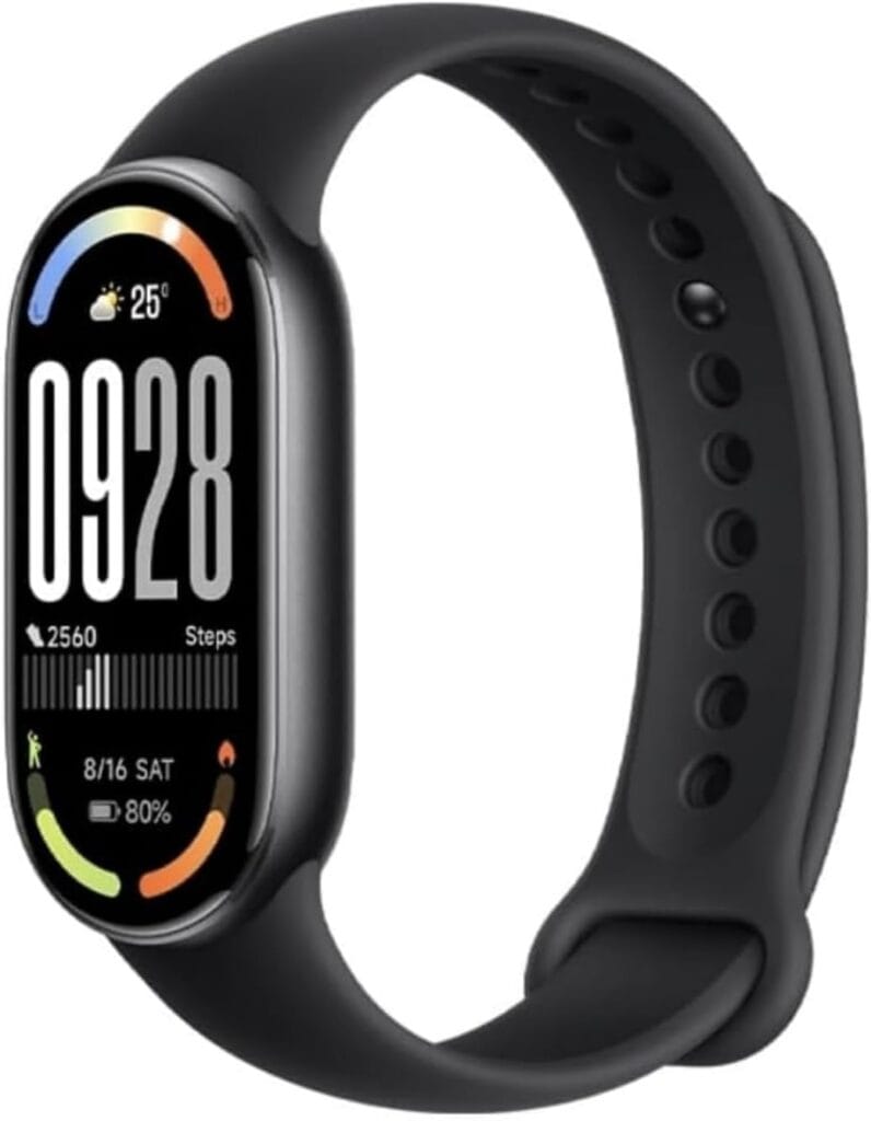 Xiaomi Smart Band 10 Preto smartwatch masculino com tela AMOLED de 1,72 polegada e bateria de até 21 dias