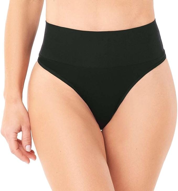 ZEE RUCCI Calcinha Tanga Cós Alto Sem Costura feminina em poliamida com cintura alta