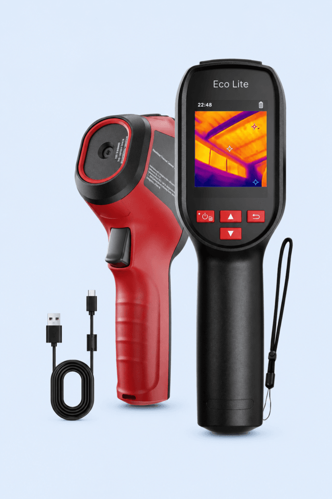 HIKMICRO Eco Lite câmera térmica portátil para inspeções com faixa de -20°C a 550°C