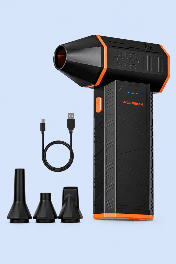 WOLFBOX MF50 soprador de ar elétrico recarregável de 110.000 RPM